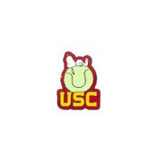 USC Trojans Cardinal Snoopy Sleeping on Tennis Ball Pin